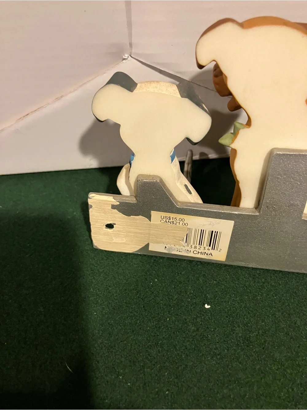 GUC Disney Store 102 Dalmatians 3 Hook Leash/Key Holder RARE w/mounting screws